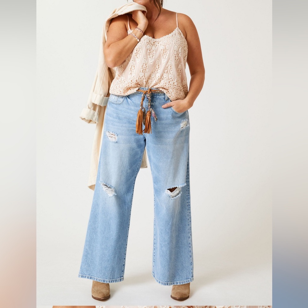 Pilcro by Anthropologie “The Joey Relaxed Jeans” Sz 16W